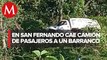 Vuelca camión de pasajeros en Chiapas, 3 personas fallecieron