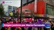 Exigen justicia para María Fernanda en Nuevo León