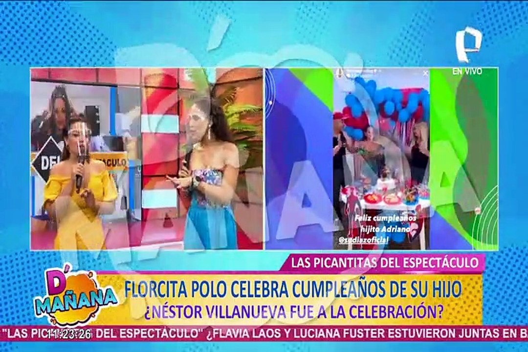 Flor Polo: ¿por qué Néstor Villanueva no estuvo presente en reunión de cumpleaños de su hijo?
