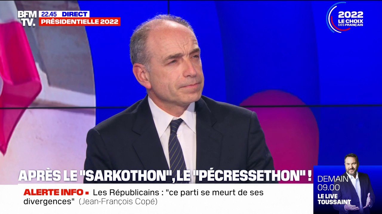 Jean-François Copé: l'absence de soutien de Nicolas Sarkozy "a accéléré la perte de crédibilité" de Valérie Pécresse
