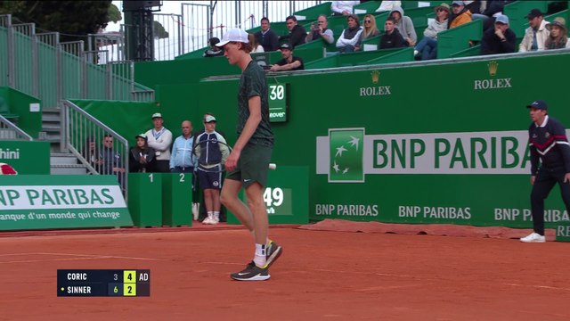 Coric v Sinner | ATP Monte Carlo | Match Highlights
