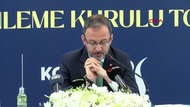 SPOR Bakan Kasapoğlu: Ülkemizin ilk olimpik veledromunu mayıs ayında tamamlayacağız