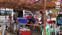 Playas de Rivas sofocan el calor de los turistas