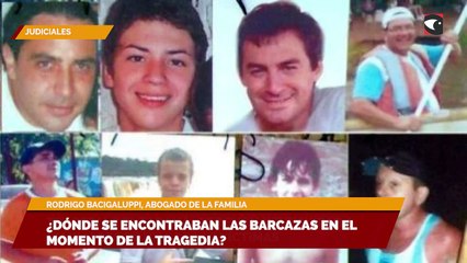 ¿Dónde se encontraban las barcazas en el momento de la tragedia?