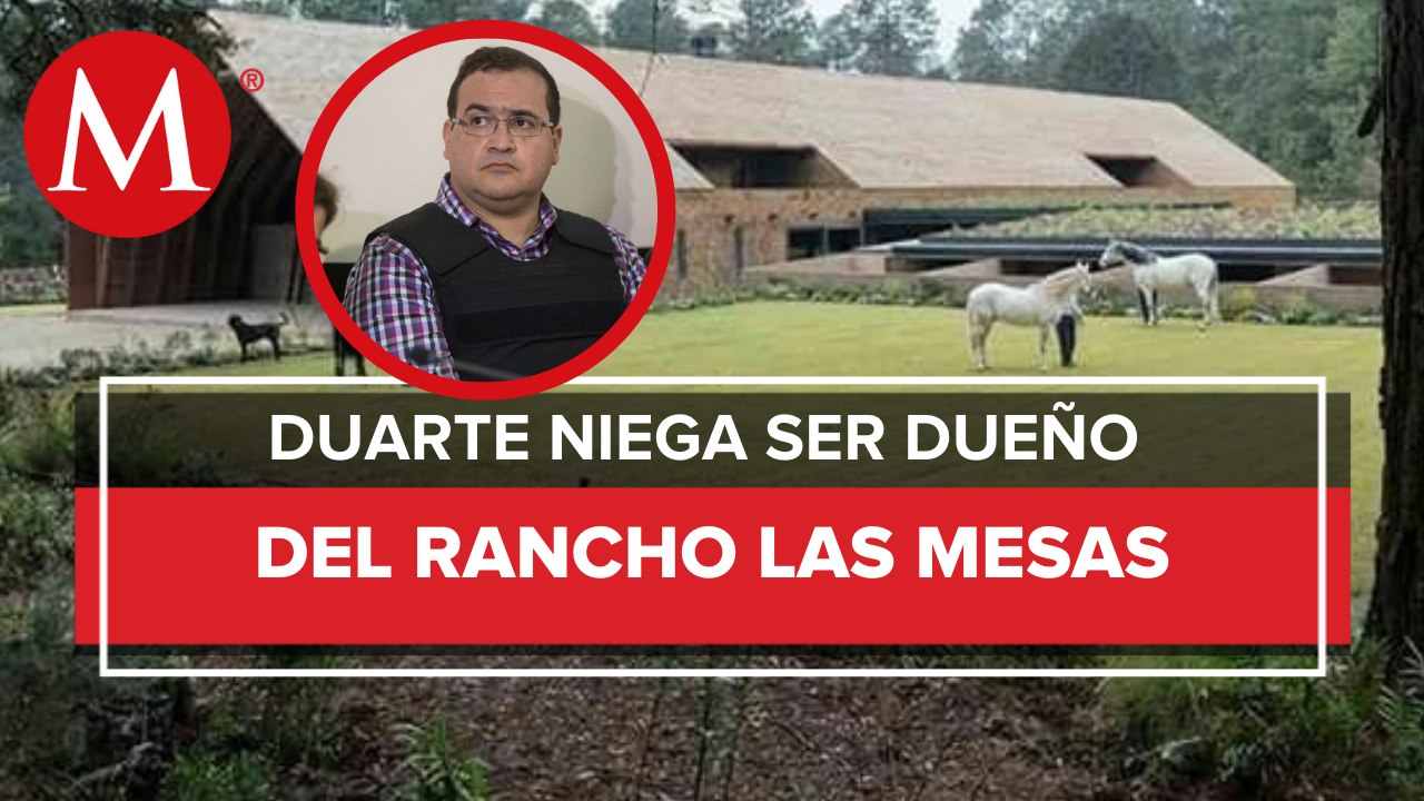Javier Duarte rechaza que rancho Las Mesas haya sido de su propiedad