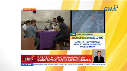 Pabasa, muling isinagawa sa ilang simbahan sa Metro Manila | UB