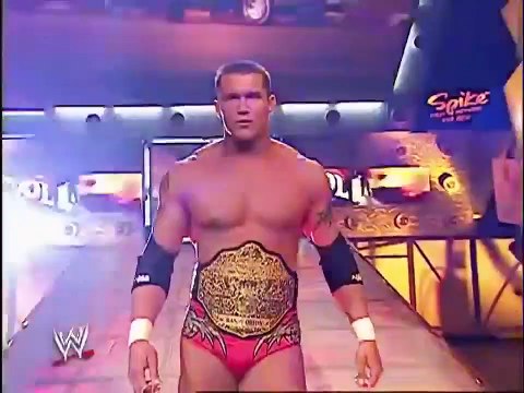 Chris Benoit vs Randy Orton in a rematch for the World Heavyweight Title: WWE Raw August 16th,2004