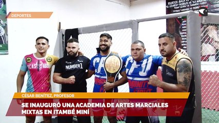 Se inauguró una Academia de Artes Marciales Mixtas en Itambé Miní