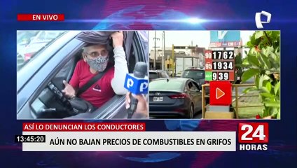 Precios de los combustibles se mantienen pese a medidas del Gobierno