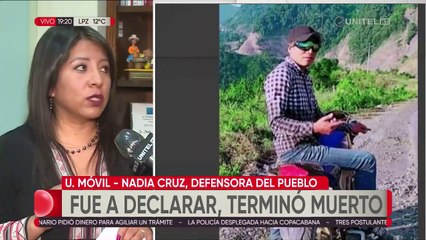 Defensoría investiga la muerte del hombre cuando fue a declarar por la desaparición de Vanesa Aquino