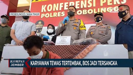 Bos Tembak Karyawan hingga Tewas Ditetapkan Tersangka