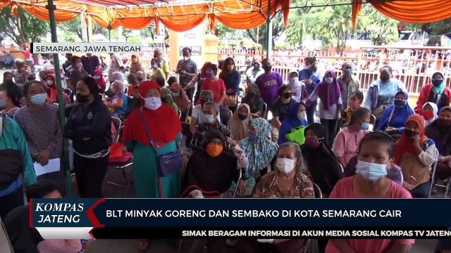 BLT Minyak Goreng dan Sembako di Kota Semarang Cair