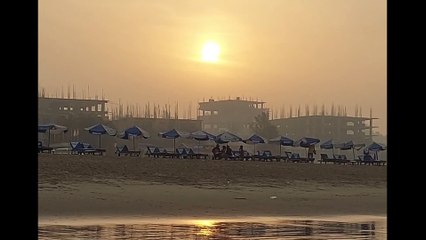 Very cool & chill The waves of the sea. At the time of sunrise & sunset. In the Cox’s bazar, Bangladesh.