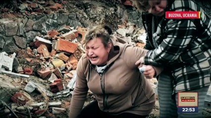 ¡Es mi hijo!: Madre encuentra el cadáver de su hijo en Kiev