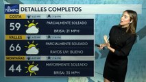 Pronóstico del tiempo para hoy martes 12 de abril.