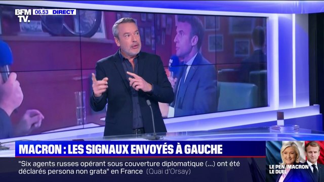 Dès le lendemain du premier tour, Emmanuel Macron multiplie les signaux envoyés à la gauche