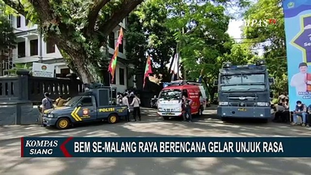 Polisi Disiagakan, BEM se-Malang Raya Berencana Gelar Demo di Depan Balai Kota Malang