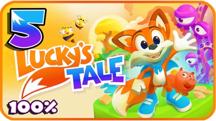 Lucky's Tale VR Walkthrough Part 5 (PS4 PSVR) 100% Level 9-10 : Magma Mambo, Time-Worn Temple