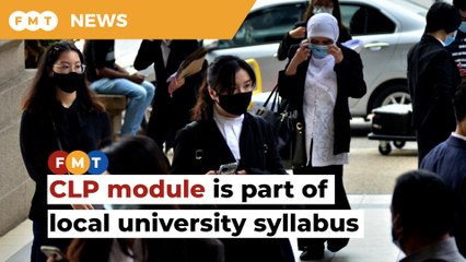 Local law graduates exempted from taking CLP exam as module is part of university syllabus
