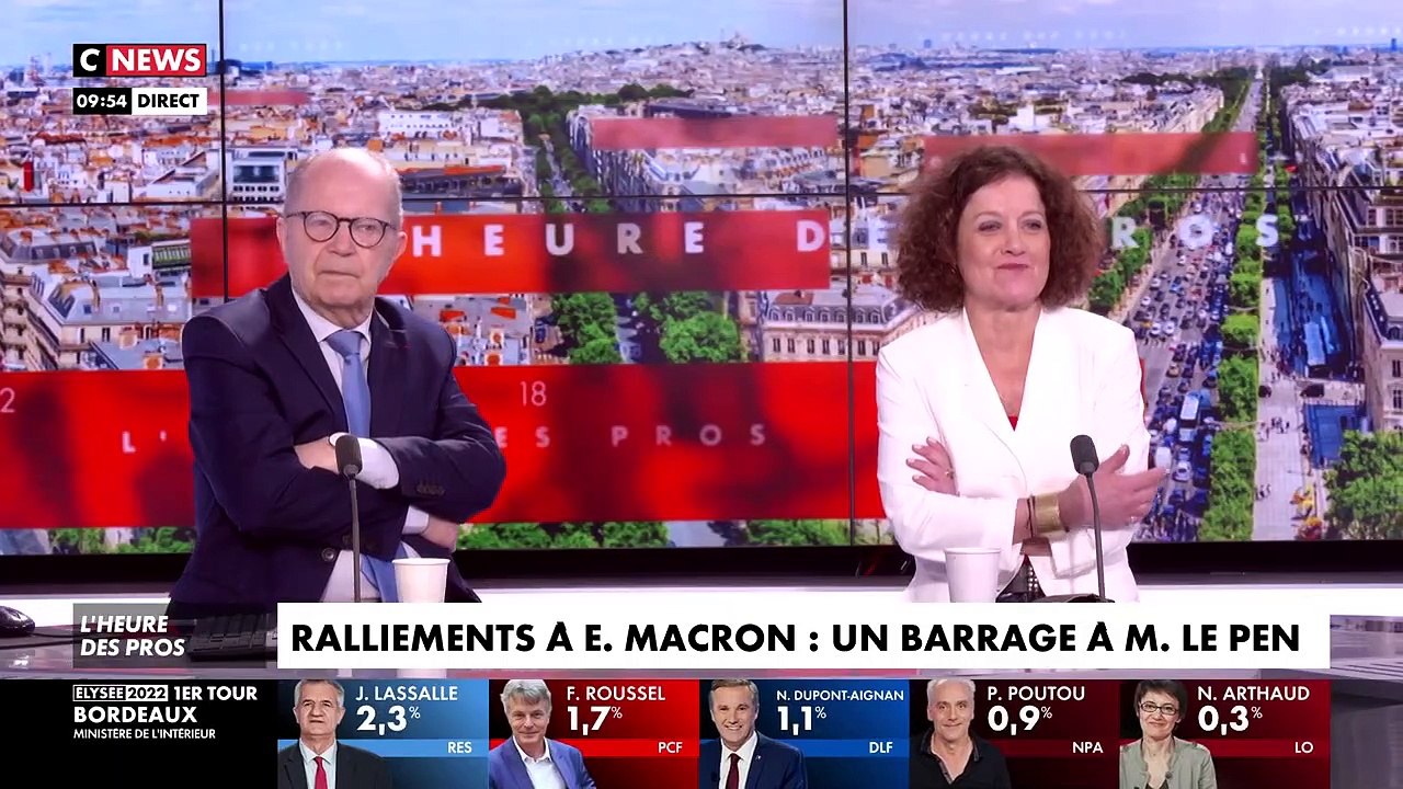 Jordan Bardella, invité de L'Heure des pros, explique à Pascal Praud pourquoi Marine Le Pen ne veut pas qu'Anne-Sophie Lapix anime le débat de l'entre-deux-tours