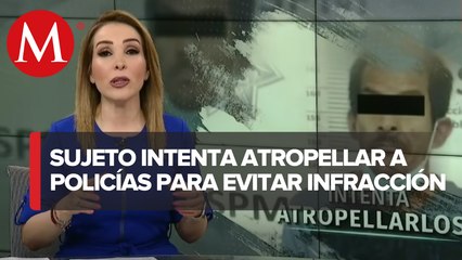 Conductor de Mexicali, intentó atropellar a dos policías