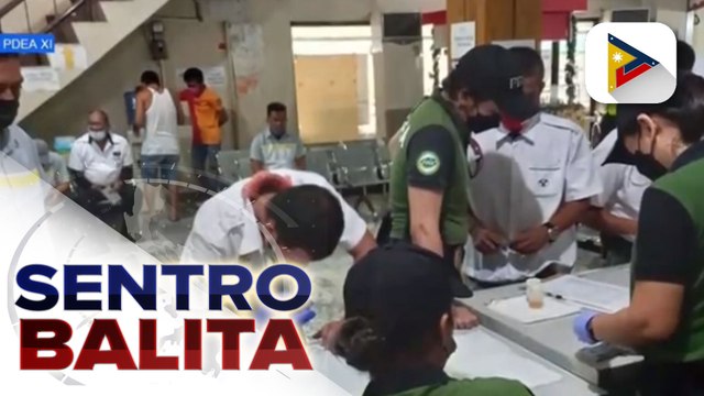 Nasa 500 PUV drivers at konduktor sa Davao City, isinailalim sa surprise drug test ng ‘Oplan Harabas’