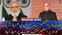 Narendra Modi felicitates Shehbaz Sharif, says India desires peace