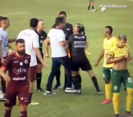 Teknik direktör, kadın hakeme kafa attı!