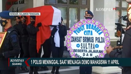 Seorang Polisi Gugur Saat Jaga Demo 11 April, Selanjutnya Jenazah Dipulangkan ke Pihak Keluarga