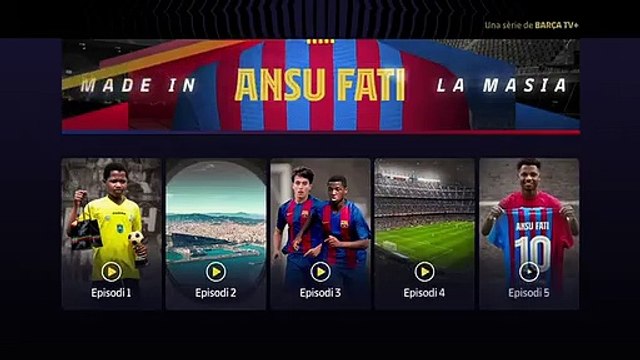 Ansu Fati, protagonista del programa 'Made in La Masia' / FCB
