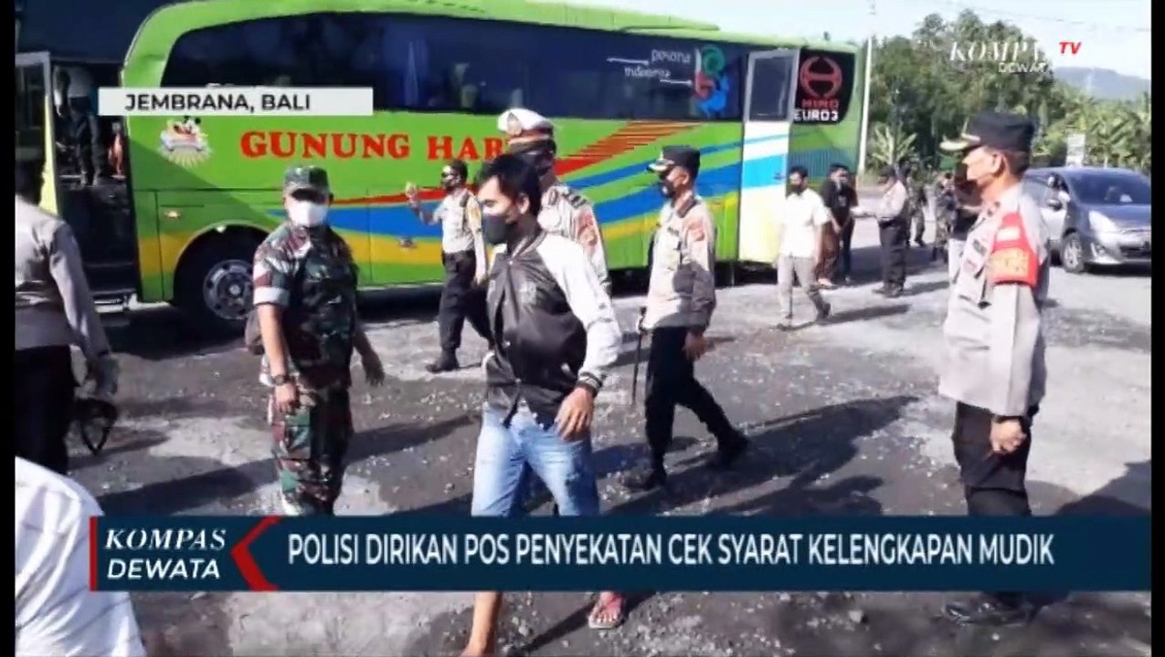 Rekayasa Pengamanan Arus Mudik Di Jembrana