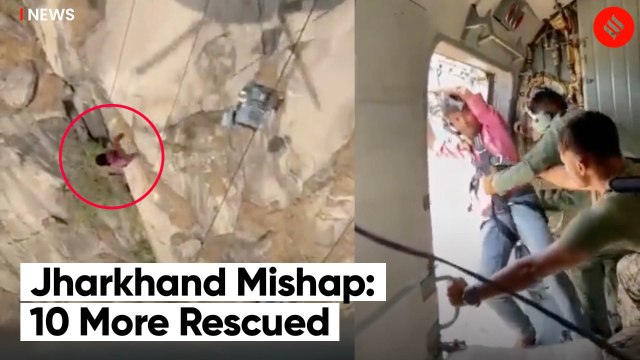 IAF resumes rescue operations at Deogarh ropeway