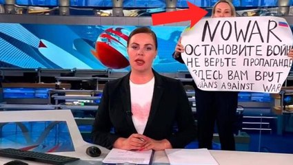 'Rusya'nın en cesur kadını' olarak anılıyor! Canlı yayında "Savaşa hayır" pankartı açan Rus editörün yeni işi belli oldu
