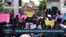 Ratusan Mahasiswi Tolak Putusan Bebas Pelaku Pelecehan Seksual