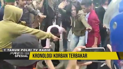 Demo di Bone, Korlap Aksi Terbakar Saat Api Saat Bakar Ban