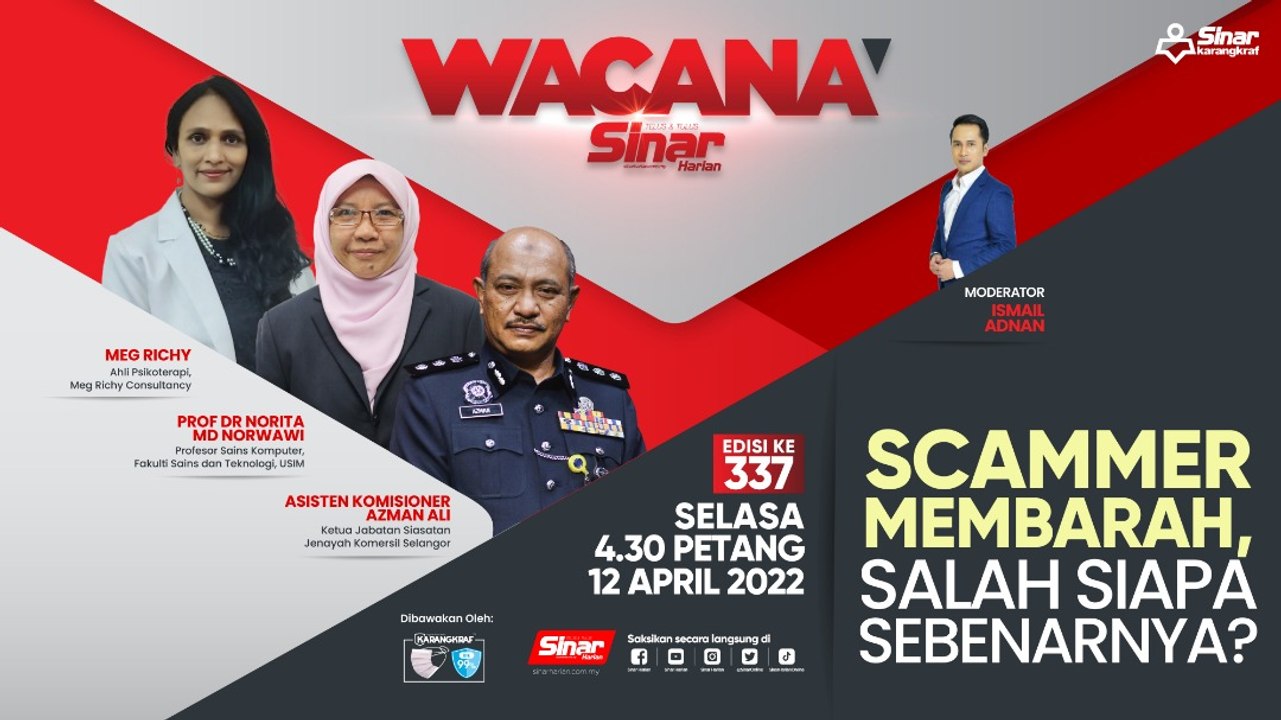 [LIVE] Scammer membarah, salah siapa sebenarnya?
