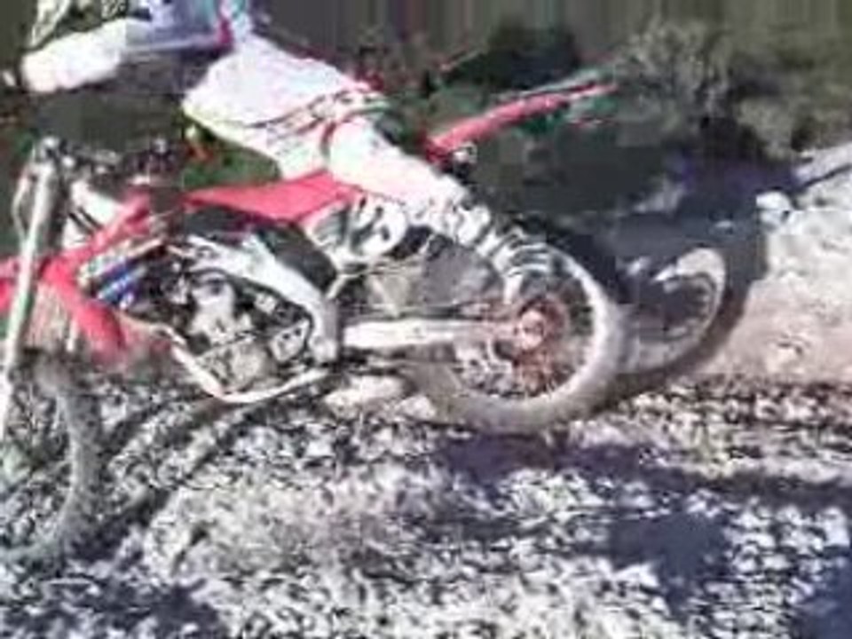 Motocross Seb, petite chute !