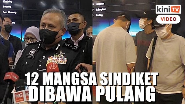 12 mangsa sindiket kerja di Kemboja selamat tiba di Malaysia