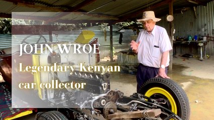 A day with Kenya's legendary vintage car collector John Wroe