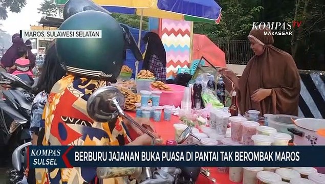 Berburu Jajanan Buka Puasa Dipantai Tak Berombak Maros