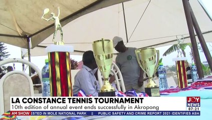 LA Constance Tennis Tournament: 10th edition of annual event ends successfully - AM Sports (12-4-22)