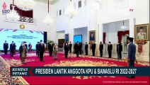 Resmi Dilantik Presiden Jokowi, Anggota KPU dan Bawaslu Langsung Bertugas Siapkan Pemilu 2024!