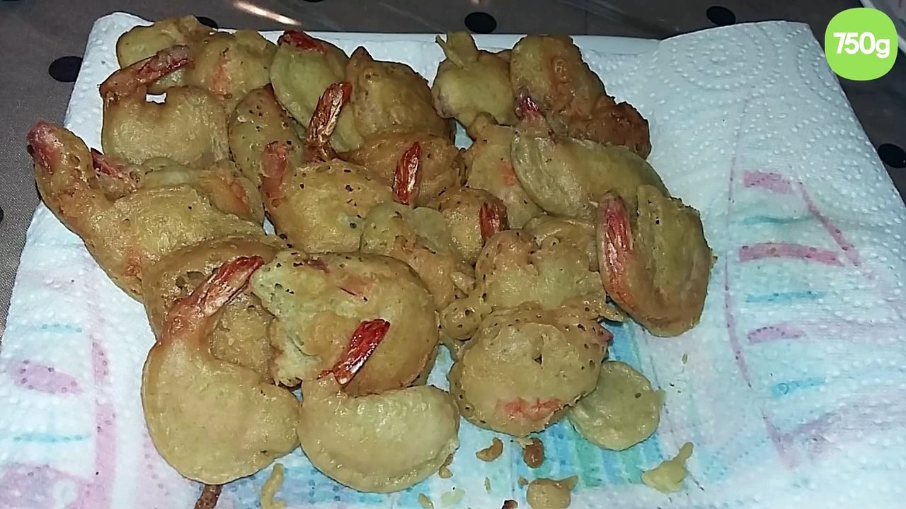 Beignets de crevettes sans gluten et sans lactose