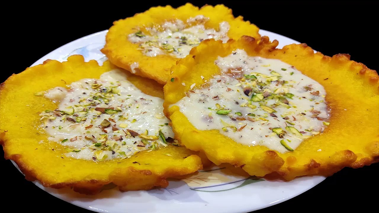 Rabdi Malpua | Mohammad Ali Road Malpua Rabdi | Rabdi Malpua Street Food Recipe