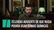 Zelenski advierte de que las tropas rusas podrían usar armas químicas: “Nos lo tomamos muy enserio”