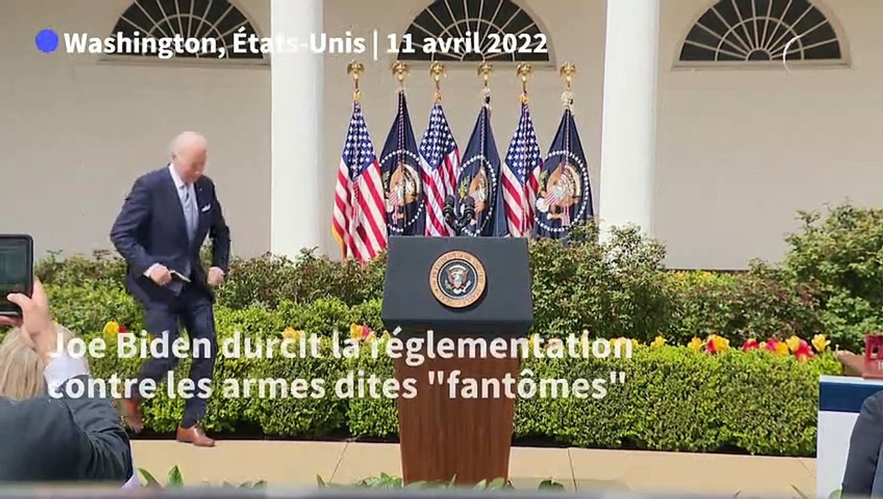 Etats-Unis: Joe Biden renforce la réglementation contre les armes "fantômes"