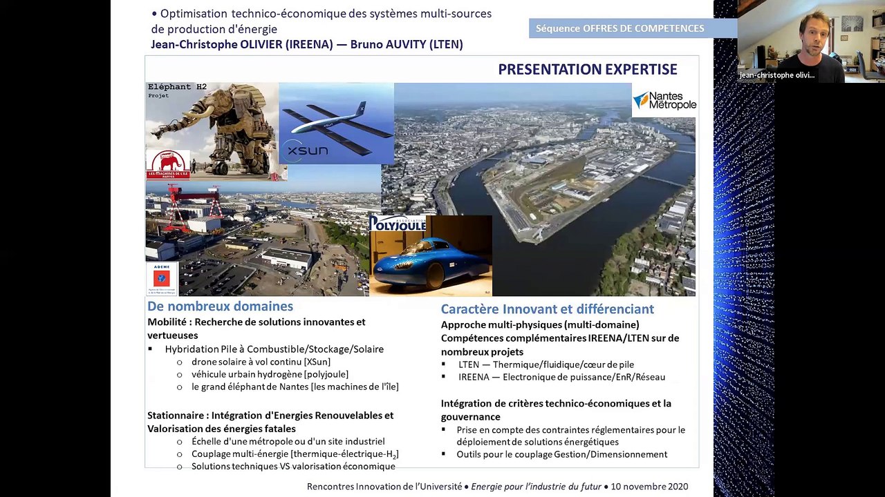 Rencontres "Energie pour l'industrie du futur" I Production d'énergies