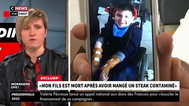 Priscilla Moittié, maman de Nolan, décédé après avoir mangé un steak haché contaminé, invitée de Jean-Marc Morandini dans Morandini Live sur CNews - VIDEO