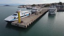 BALIKESİR - Ayvalık-Midilli feribot seferleri 25 ay sonra yeniden başladı