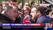 Emmanuel Macron interpellé par des soignants à Mulhouse sur les salaires et les moyens à l'hôpital